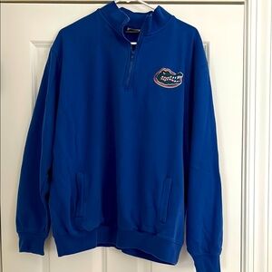 Royal Blue 1/4 zip Florida Gators Sweatshirt